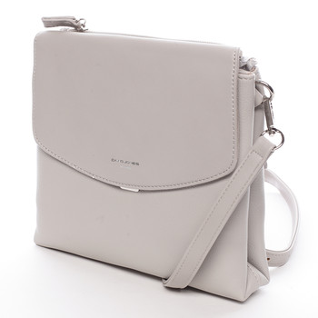 Dámska crossbody kabelka svetlo šedá - David Jones Arakna
