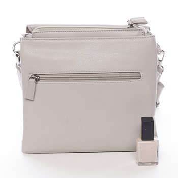 Dámska crossbody kabelka svetlo šedá - David Jones Arakna