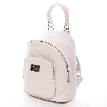 Malý dámsky batoh béžový - David Jones Zinhar