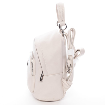 Malý dámsky batoh béžový - David Jones Zinhar