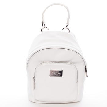 Malý dámsky batoh biely - David Jones Zinhar