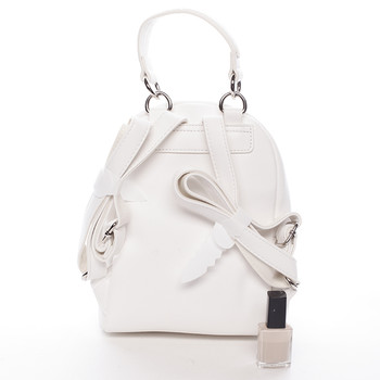 Malý dámsky batoh biely - David Jones Zinhar