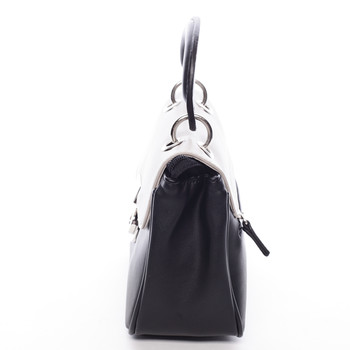 Originálna čierno šedá dámska kabelka do ruky - David Jones Latona