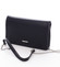 Elegantná dámska crossbody listová kabelka čierna - David Jones Laodamia