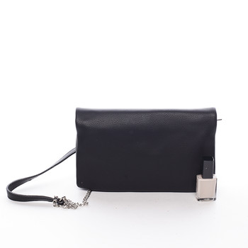 Elegantná dámska crossbody listová kabelka čierna - David Jones Laodamia