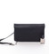 Elegantná dámska crossbody listová kabelka čierna - David Jones Laodamia