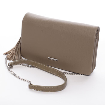 Elegantné dámske crossbody khaki - David Jones Laodamia