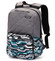 Módny cestovný šedý ruksak - Travel plus 0106