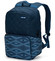 Módny cestovný modrý ruksak - Travel plus 0106