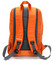 Moderný ľahký oranžový ruksak - Travel plus 2012