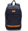 Moderný ľahký modrý ruksak - Travel plus 2012