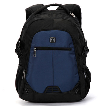 Kvalitný turistický a športový priedušný ruksak modrý - Suissewin 9510