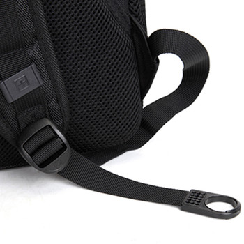 Kvalitný turistický a športový priedušný ruksak čierny - Suissewin 9510