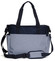 Dámska cestovná taška modrá pruhovaná - Travel plus 7501