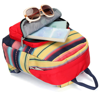 Stredný dámsky farebný batoh na výlety - Travel plus 0643
