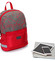 Moderný červeno ružový školský a cestovný batoh - Travel plus 0129