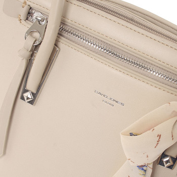 Elegantná trendy tmavo béžová kabelka do ruky - David Jones Felicity