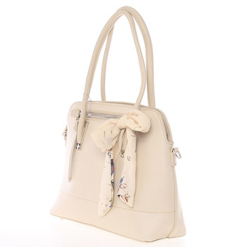 Elegantná trendy tmavo béžová kabelka do ruky - David Jones Felicity