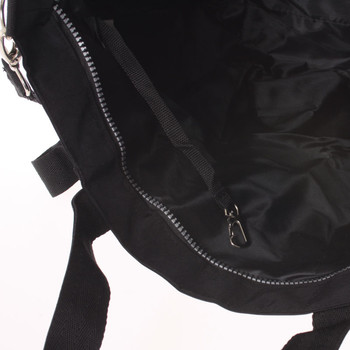 Moderná látková športová čierna taška - New Rebels Brielle