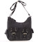 Dámska látková crossbody taška čierna - New Rebels Mikayla