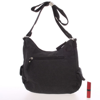 Dámska látková crossbody taška čierna - New Rebels Mikayla