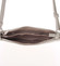 Štýlová dámska listová crossbody kabelka svetlo šedá - David Jones Efful
