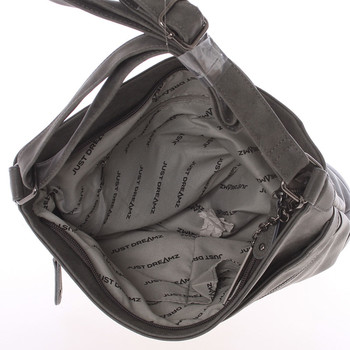 Moderná crossbody kabelka tmavo šedá - Just Dreamz Emersyn