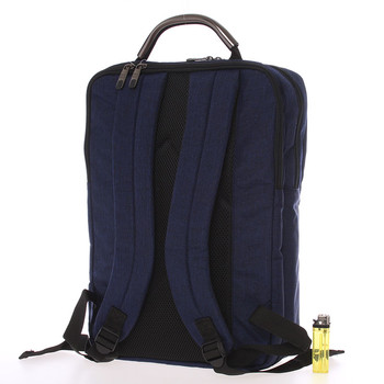 Jedinečný moderný modrý ruksak - Enrico Benetti Achelous