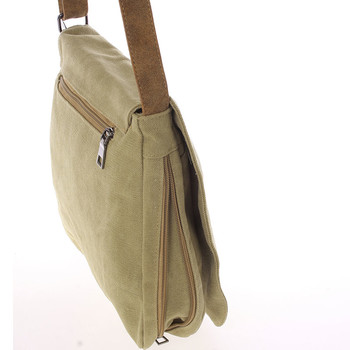 Unisex látková khaki crossbody taška - New Rebels Anchor