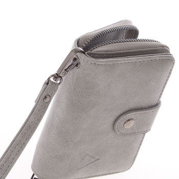 Dámska praktická sivá peňaženka - Just Dreamz Erin