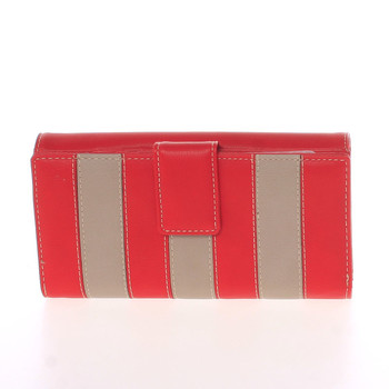 Luxusná veľká dámska červená peňaženka - Dudlin M377