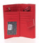 Luxusná veľká dámska červená peňaženka - Dudlin M377