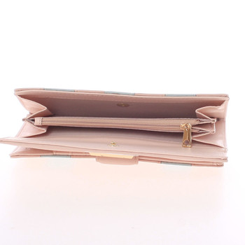 Luxusná veľká dámska svetlo ružová peňaženka - Dudlin M377