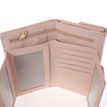 Luxusná veľká dámska svetlo ružová peňaženka - Dudlin M377