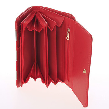 Luxusná dámska červená peňaženka - Dudlin M376