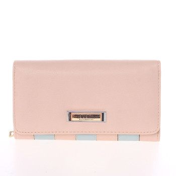 Luxusná dámska svetlo ružová peňaženka - Dudlin M376