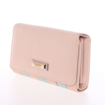 Luxusná dámska svetlo ružová peňaženka - Dudlin M376