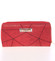Väčšia prešívaná červená dámska peňaženka - Dudlin M358