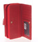Väčšia prešívaná červená dámska peňaženka - Dudlin M358