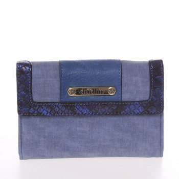Elegantná dámska peňaženka modrá - Dudlin M341