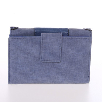 Elegantná dámska peňaženka modrá - Dudlin M341