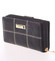 Módna väčšia dámska peňaženka čierna - Dudlin M359
