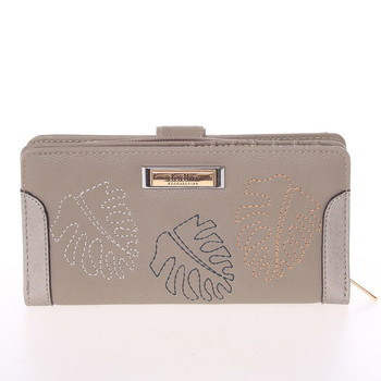 Veľká dámska originálna šedá peňaženka - Dudlin M354