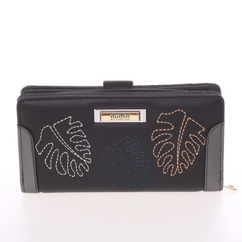 Veľká dámska originálna čierna peňaženka - Dudlin M354