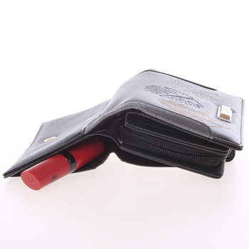 Veľká dámska originálna čierna peňaženka - Dudlin M354