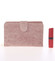 Stredná dámska ružová peňaženka - Dudlin M330