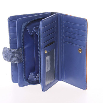 Stredná dámska modrá peňaženka - Dudlin M330