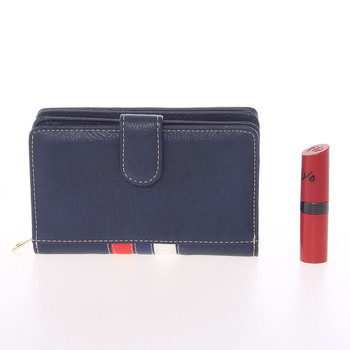 Stredná originálna dámska modrá peňaženka - Dudlin M384