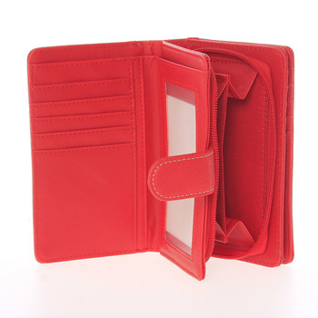 Stredná originálna dámska červená peňaženka - Dudlin M384