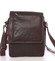 Módna pánska kožená taška cez plece hnedá - SendiDesign Sage